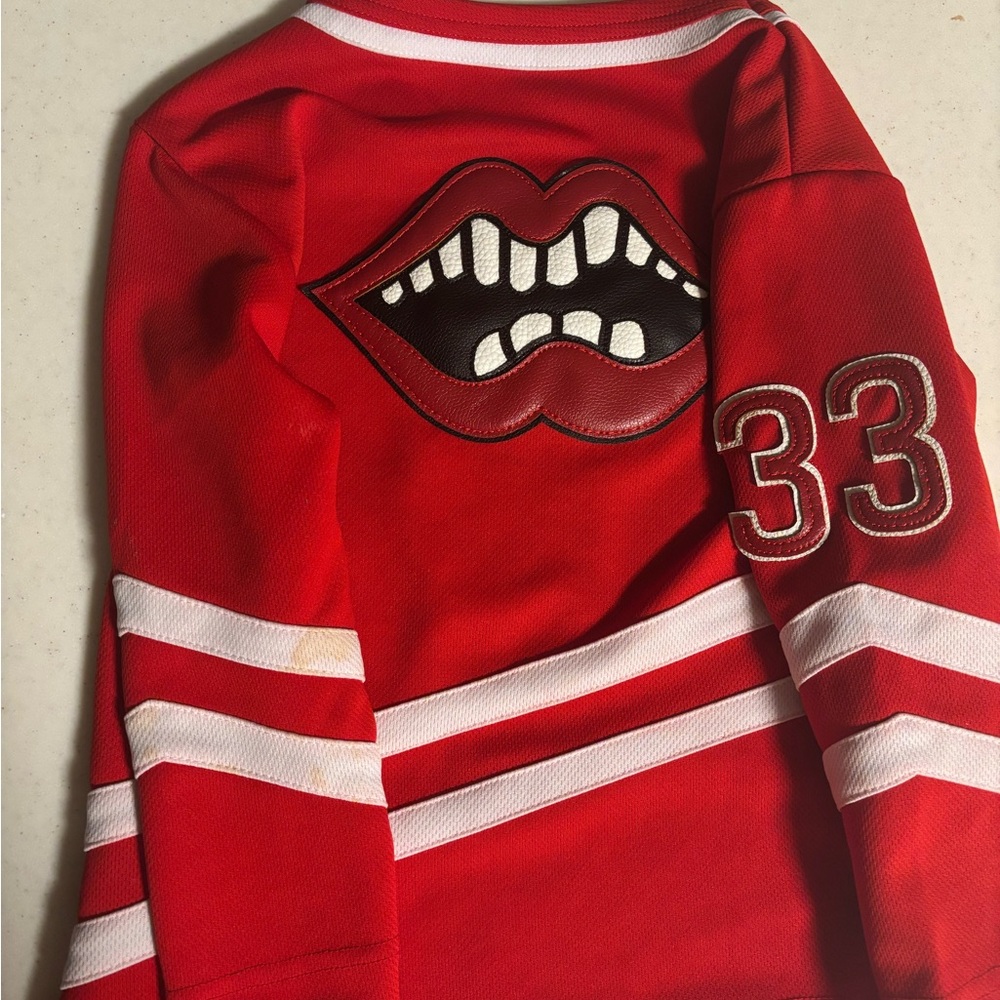 Red jersey chrome Kids Shirt